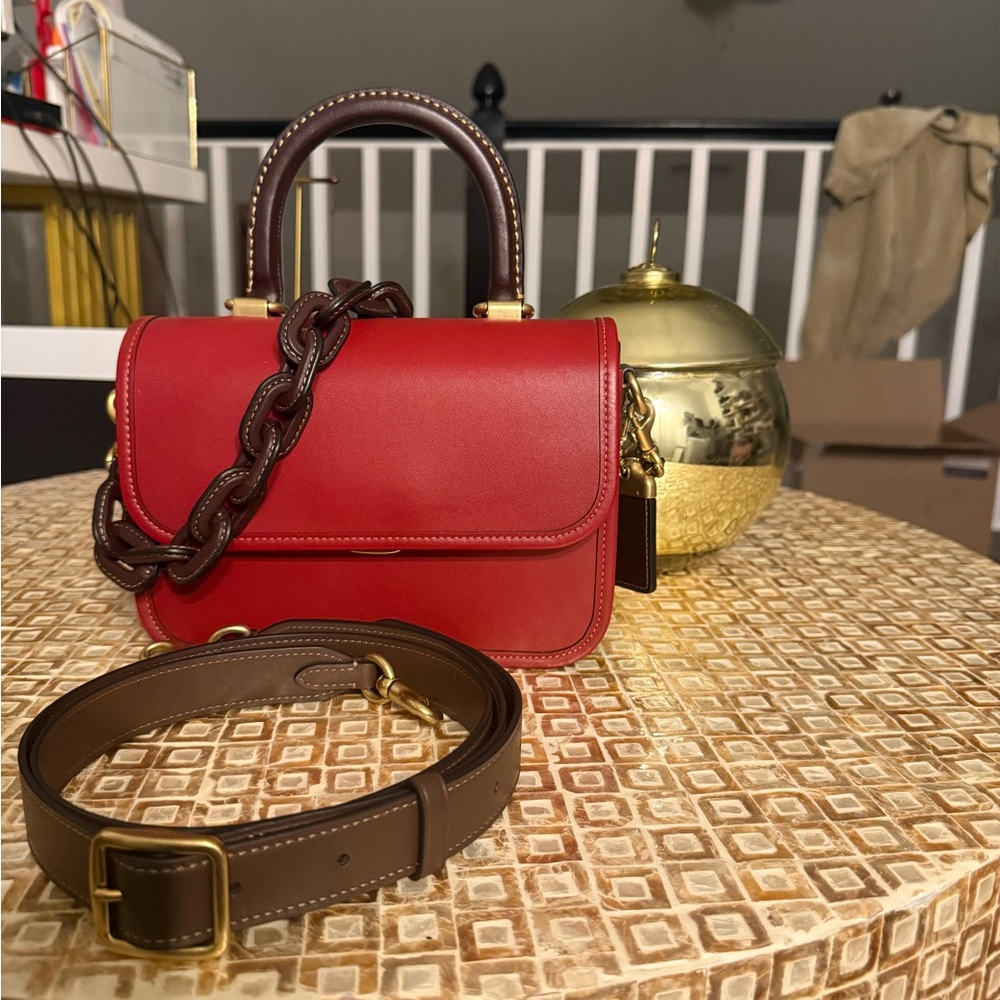 ‼️SOLD‼️ Coach Rogue Top Handbag